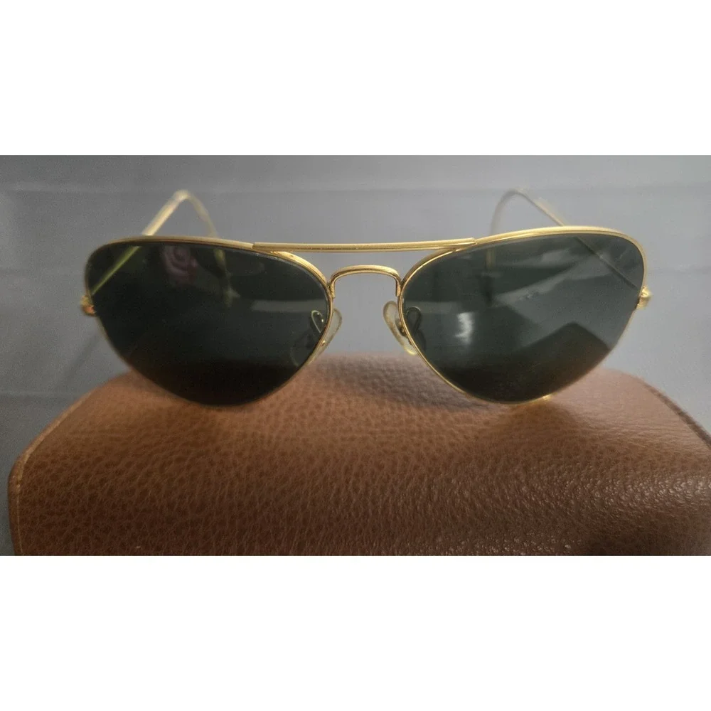 Rare Vintage B&L Ray-Ban USA  Aviator Sunglasses w/ Case